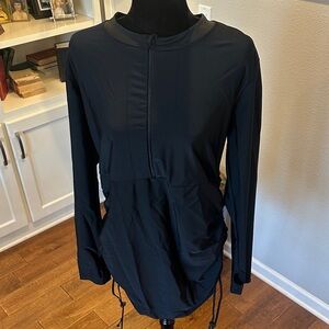 Swimzip Swim Zio Women's Half Zip Swim Dress Cover Up XL worn once EUC